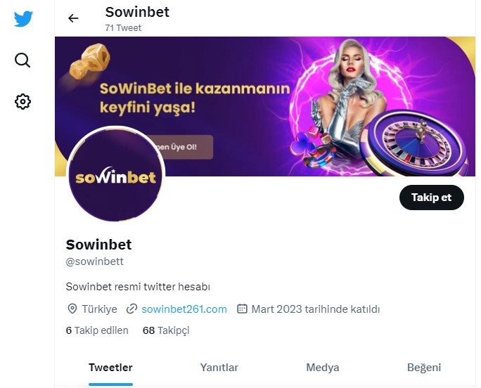 Sowinbet Twitter