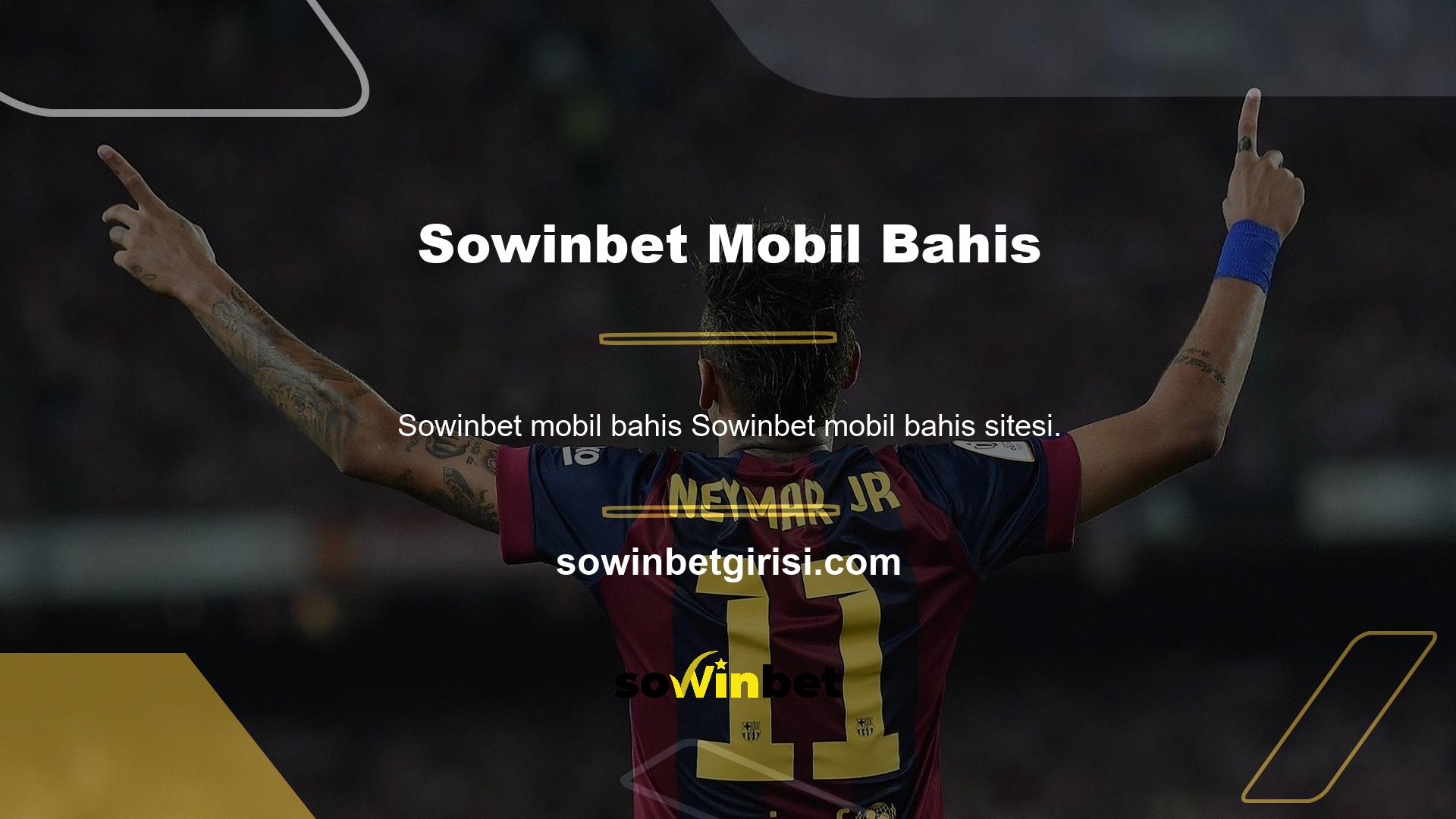 Sowinbet mobil hizmeti, biri Sowinbet mobil giriş yöntemi olan çeşitli yöntemlere sahiptir
